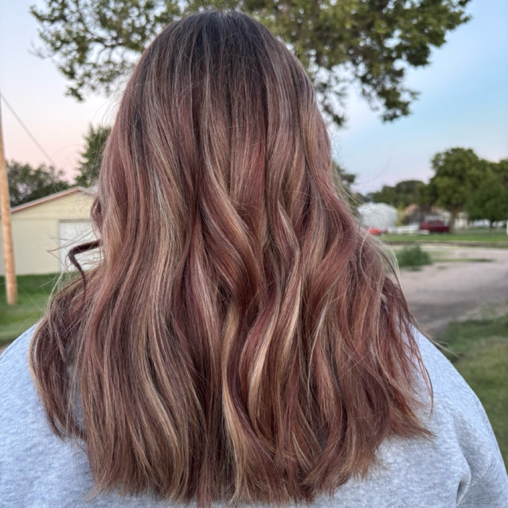 Lowlight/Highlight Combo at The Vault Salon in Norton, KS