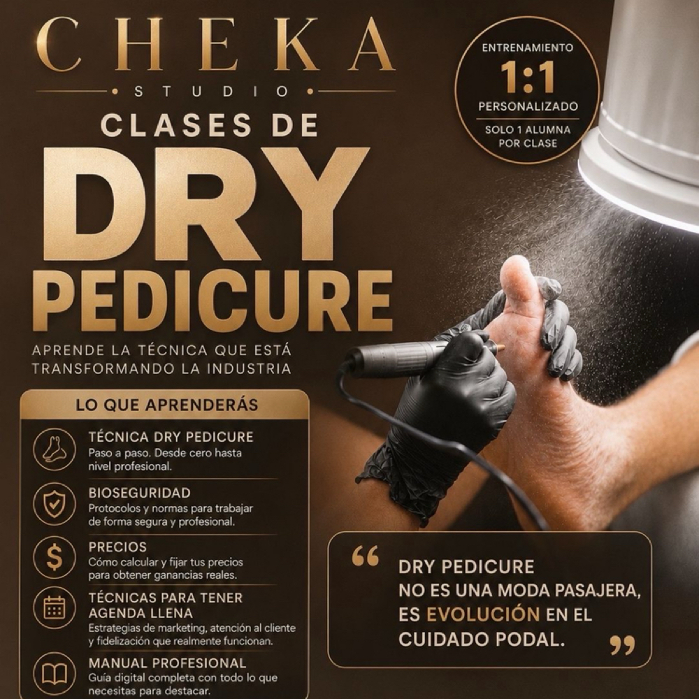 Clases Dry Pesicure Privada at CHEKA STUDIO in Wood Ridge, NJ