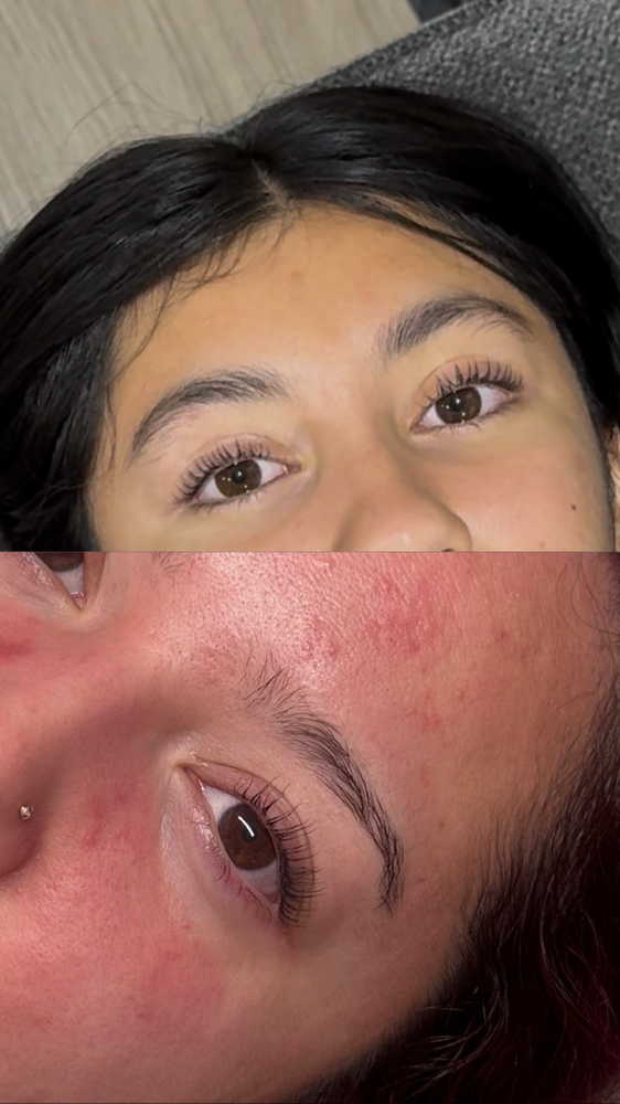 Lash lift at LASHESBYYNEZ in Rialto, CA