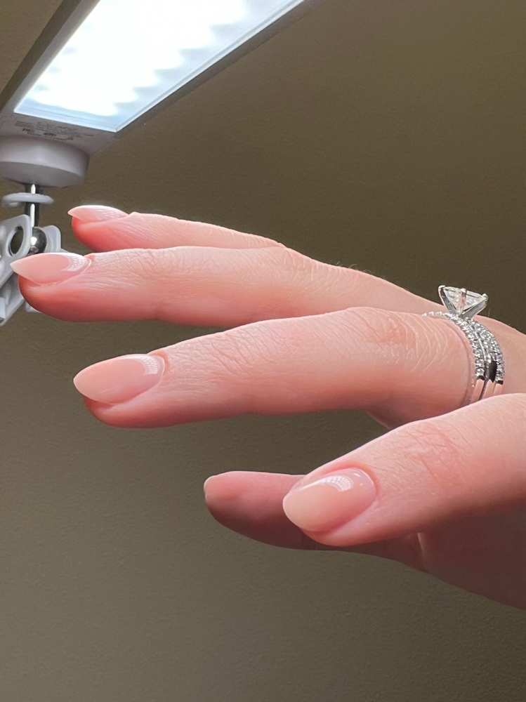 Structured Manicure W/ No Designs