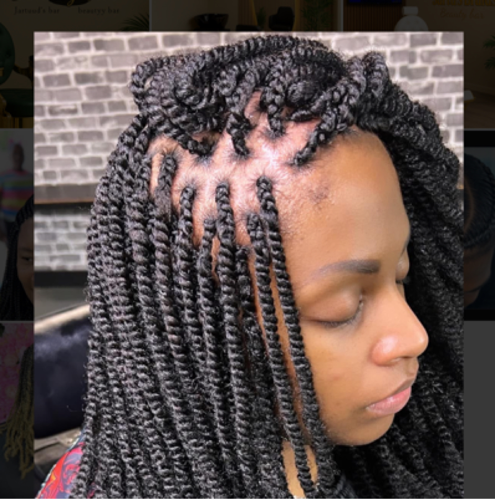Spring Twist at Jartu's Braids beauty bar π±π· in Monroe, LA