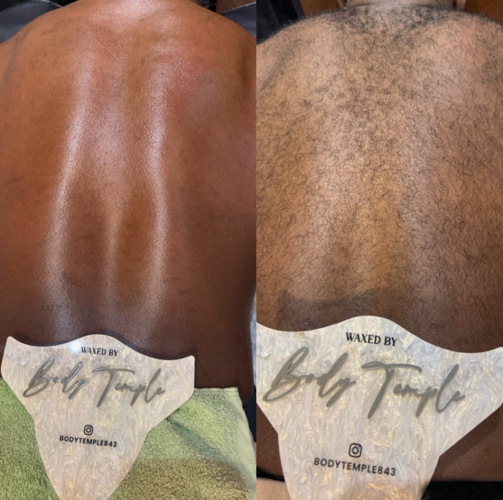 Back Waxing at HeavenlySlayed LLC in Port Royal, SC