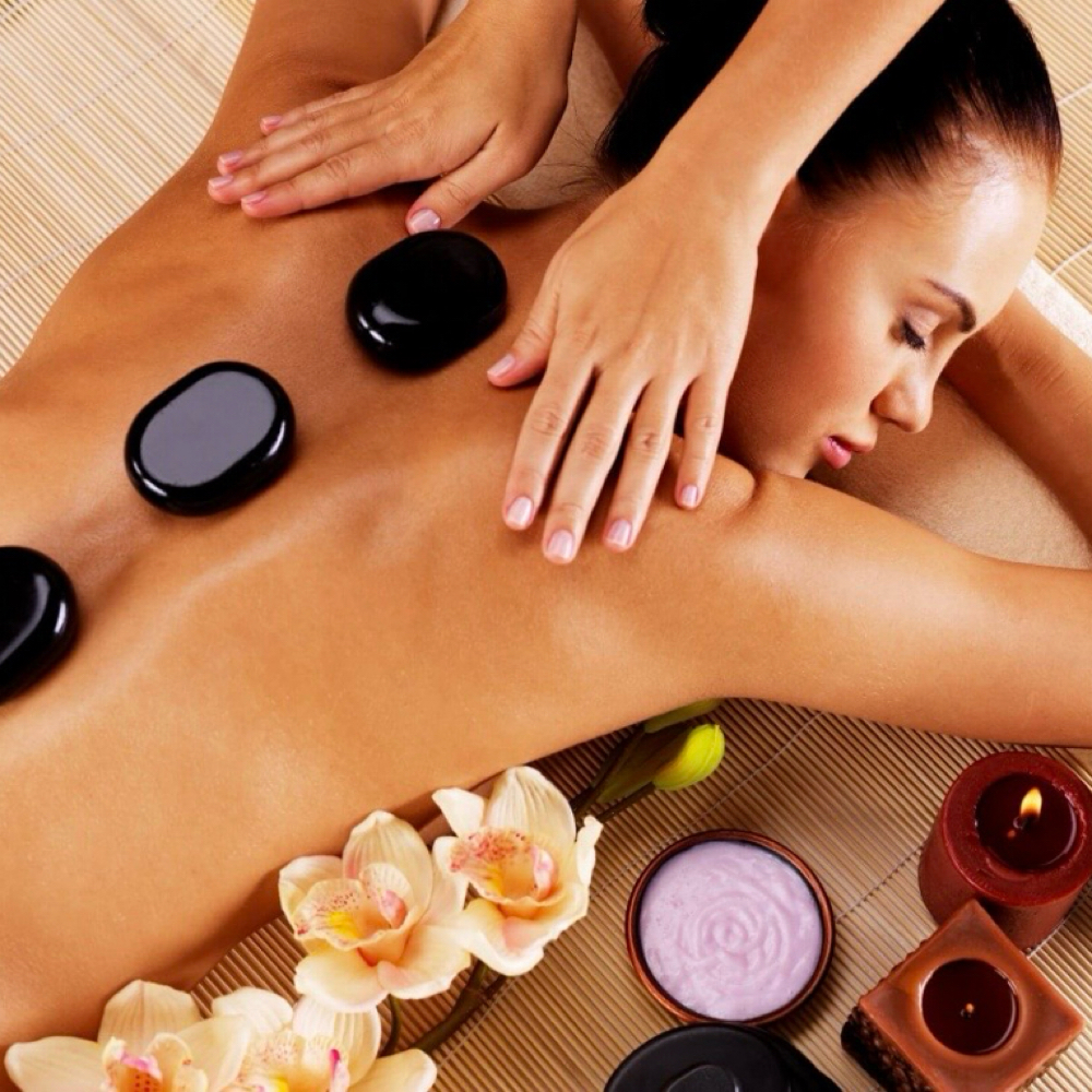 Hot stones: does not add time at Granbury Massage and Wellness in Granbury, TX