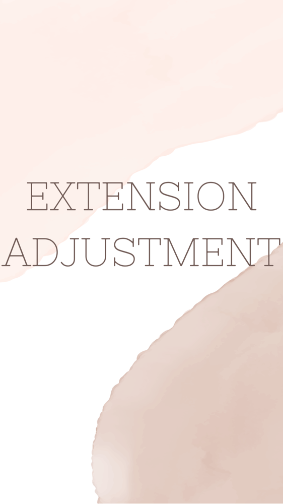 Extension Adjustment