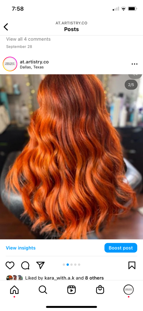 Copper/Red Goddess