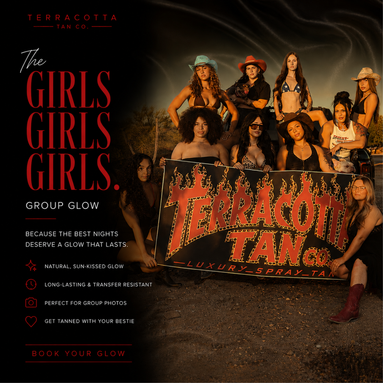 đ°đ°GIRLS,GIRLS,GIRLS (bestie tan) at Terracotta Tan Co. in Glendale, AZ