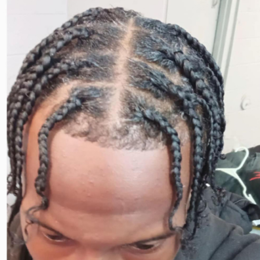 Mens Individual Braids at Touched Artistry in Urbana, IL