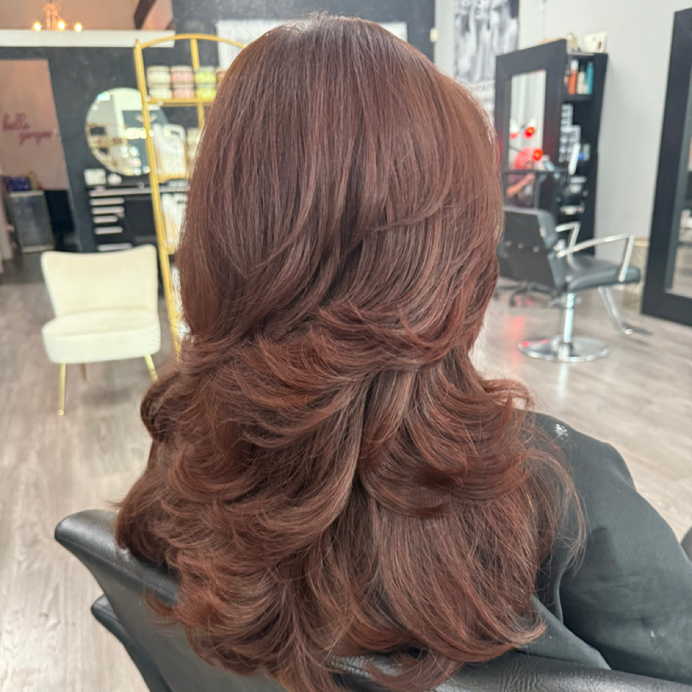 Gray coverage at Salon Gatsby in Waxahachie, TX