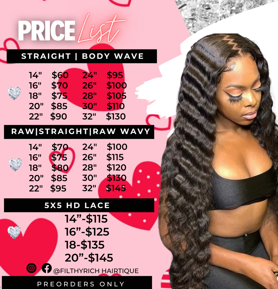 Filthy Rich Bundle Install Special at Goddess Stylez in Sealy, TX