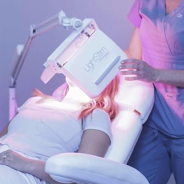 Acne Facial With LED Light