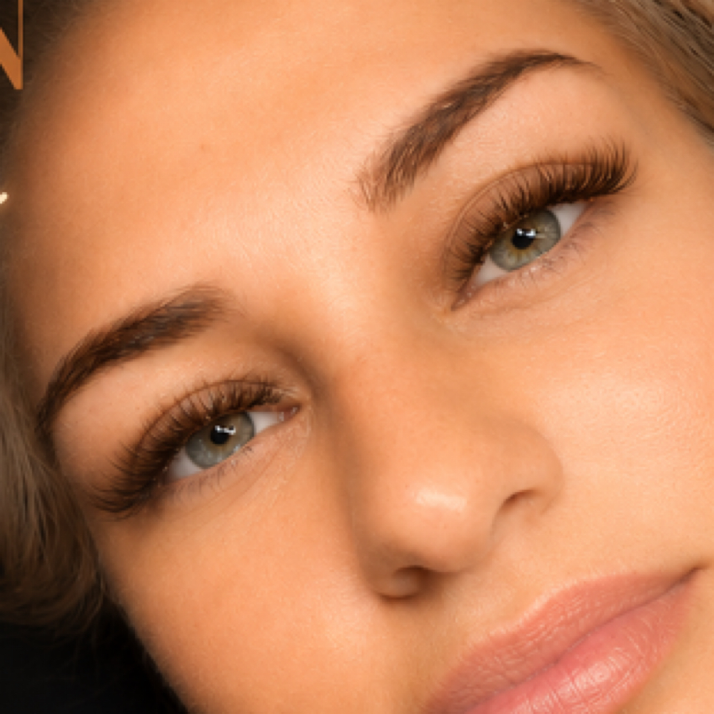 ✨ Custom Brown Lash Extensions ✨ at Goddess Esthetics in Bryan, TX