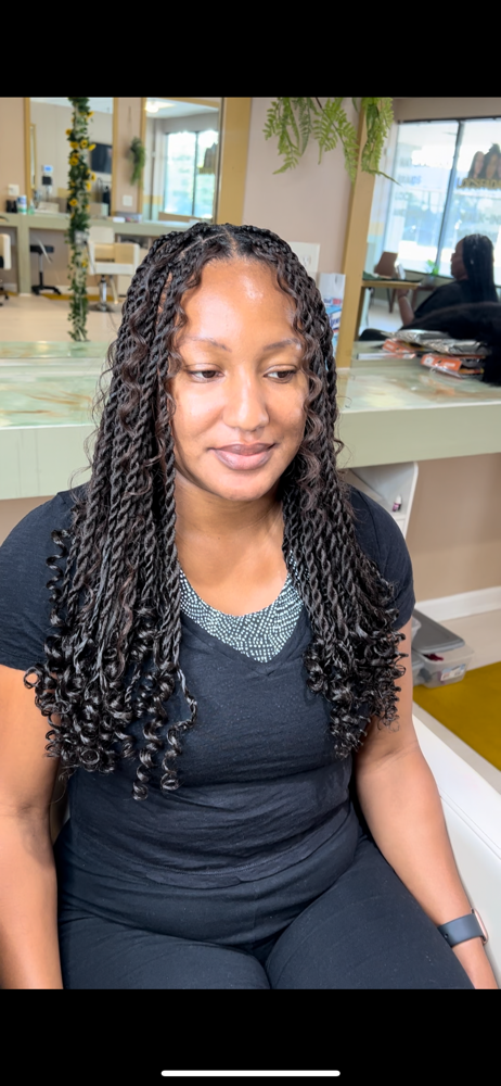 Island Twists with Braiding Hair