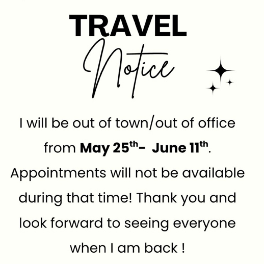 Travel Notice! at Atheria Spa in Portland, OR