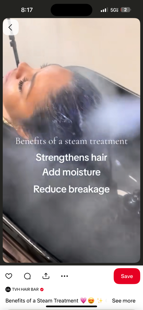 Steaming Treatment at TwineXbeauty in tucson, AZ