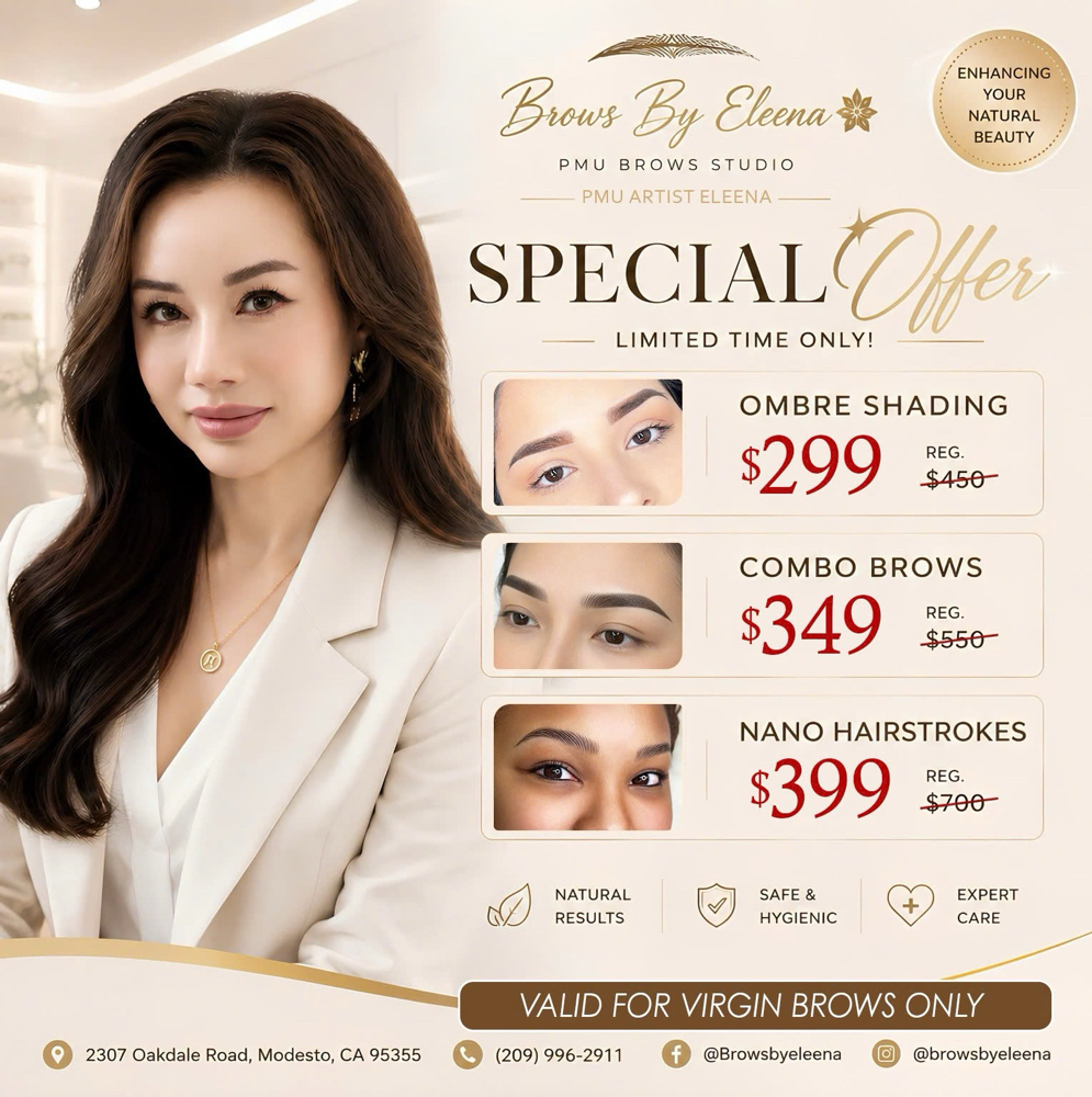 COMBO BROWS PROMOTION at Brows By Eleena in Modesto, CA