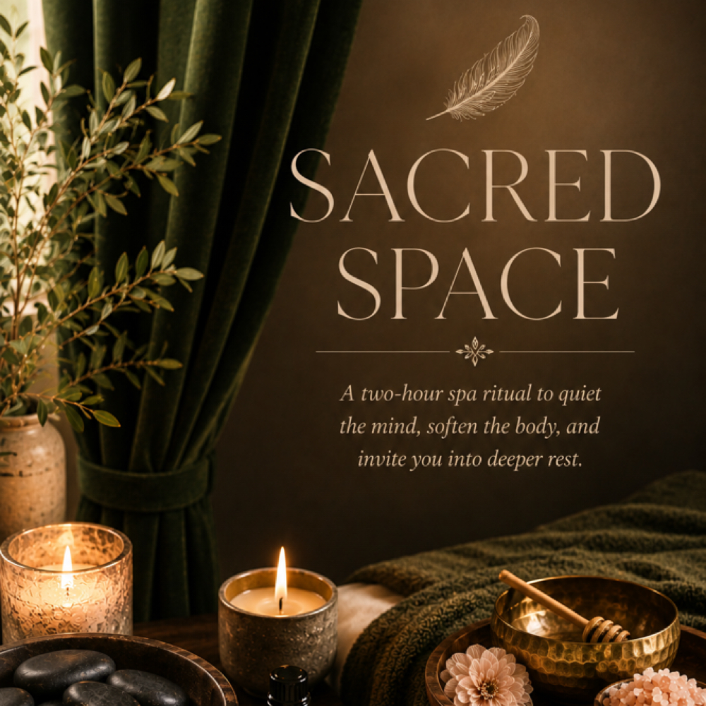 Sacred Space at Feather & Stone Massage in Clifton, TX