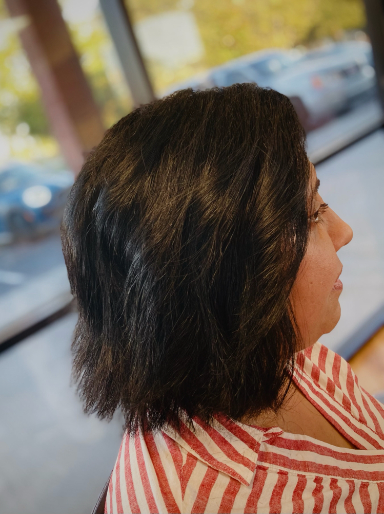 Shampoo,Cut, Style(Iron)