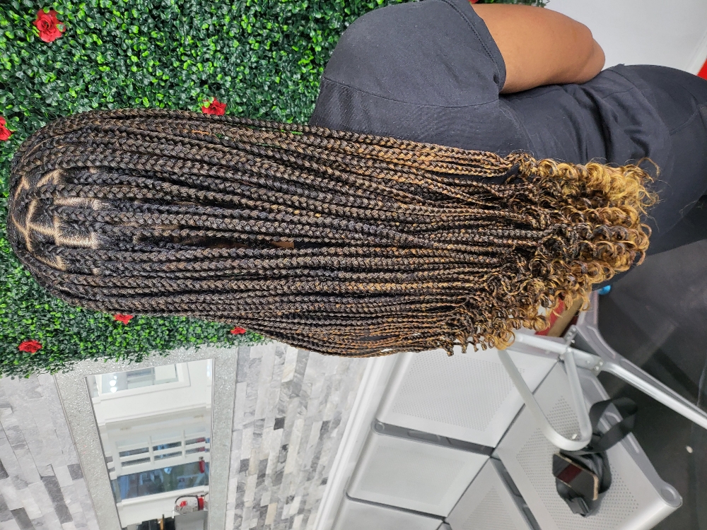 Knotless Braids at @ivtebeautyplace in Suitland  Md, MD
