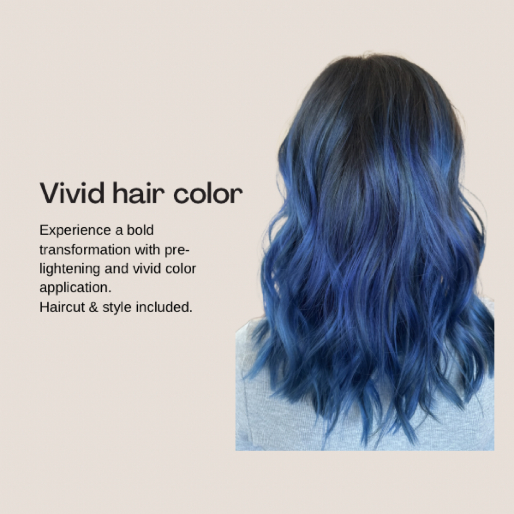 Vivid Hair Color at Sarah’s Hair Studio | Ivy + Mane Collective in Lafayette, IN