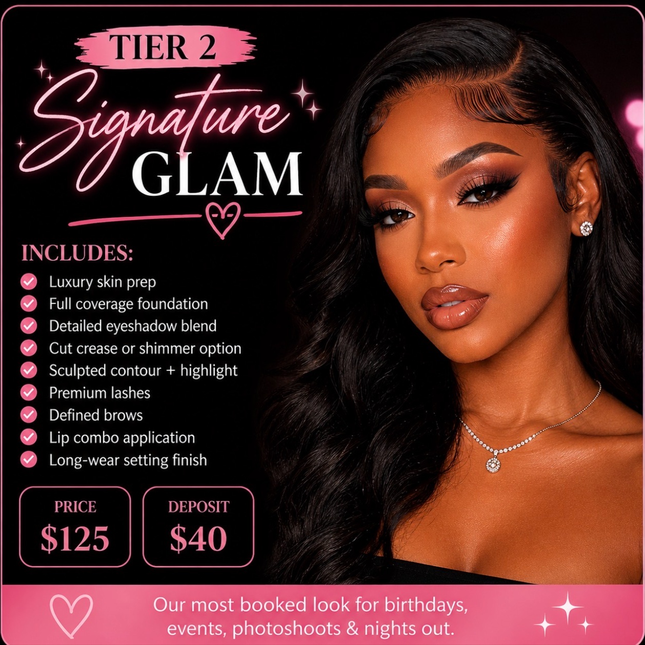 ✨ Tier 2 MUA — Signature Glam at Cataleya's Nail Salon and Boutique in Phoenix, AZ