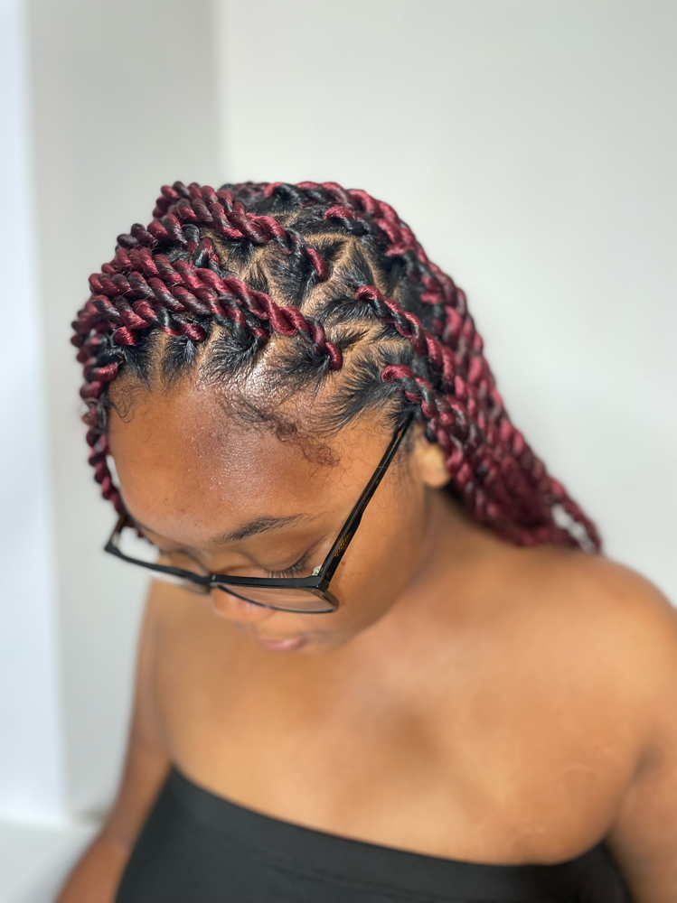 Waist-Length Senegalese Twist