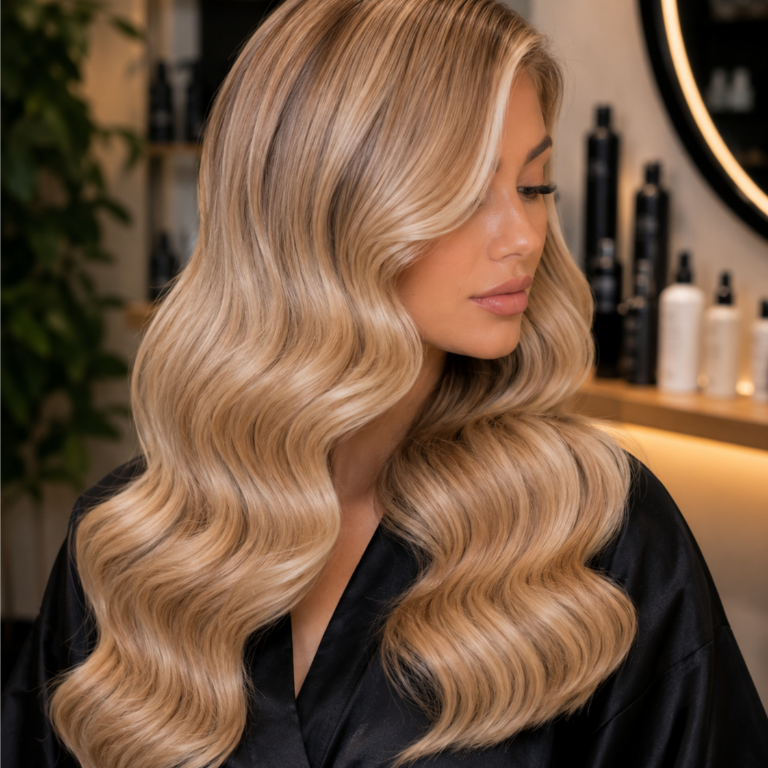 HOLLYWOOD WAVES at OvsAnna Beauty in GLENDALE, CA