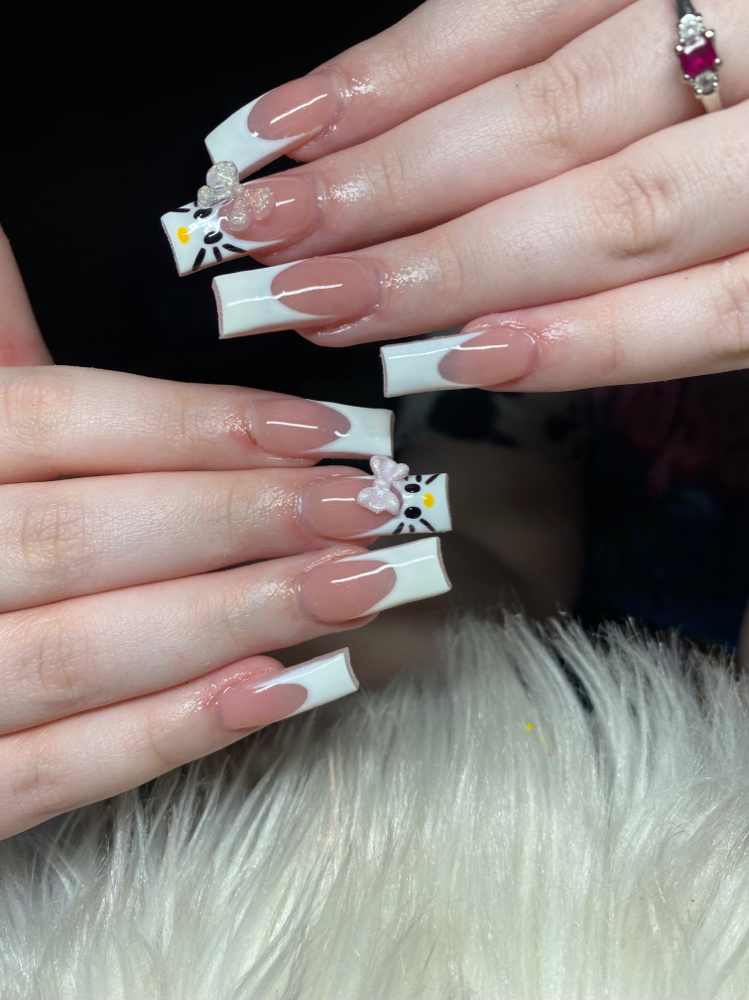 Medium French Tip Set at Cidity Nails in South bend, IN