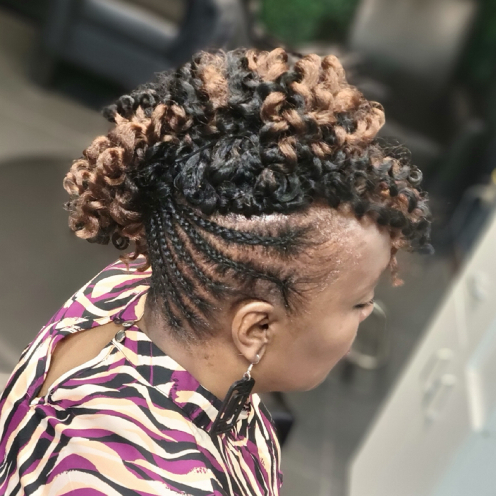 Natural Updo at The Vanity Lounge LLC in Columbus, GA