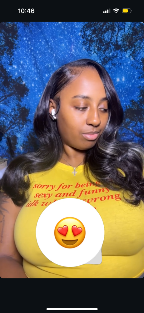 Leave Out Quick Weave 🖤 at Kaelen Curtis in Houston, TX