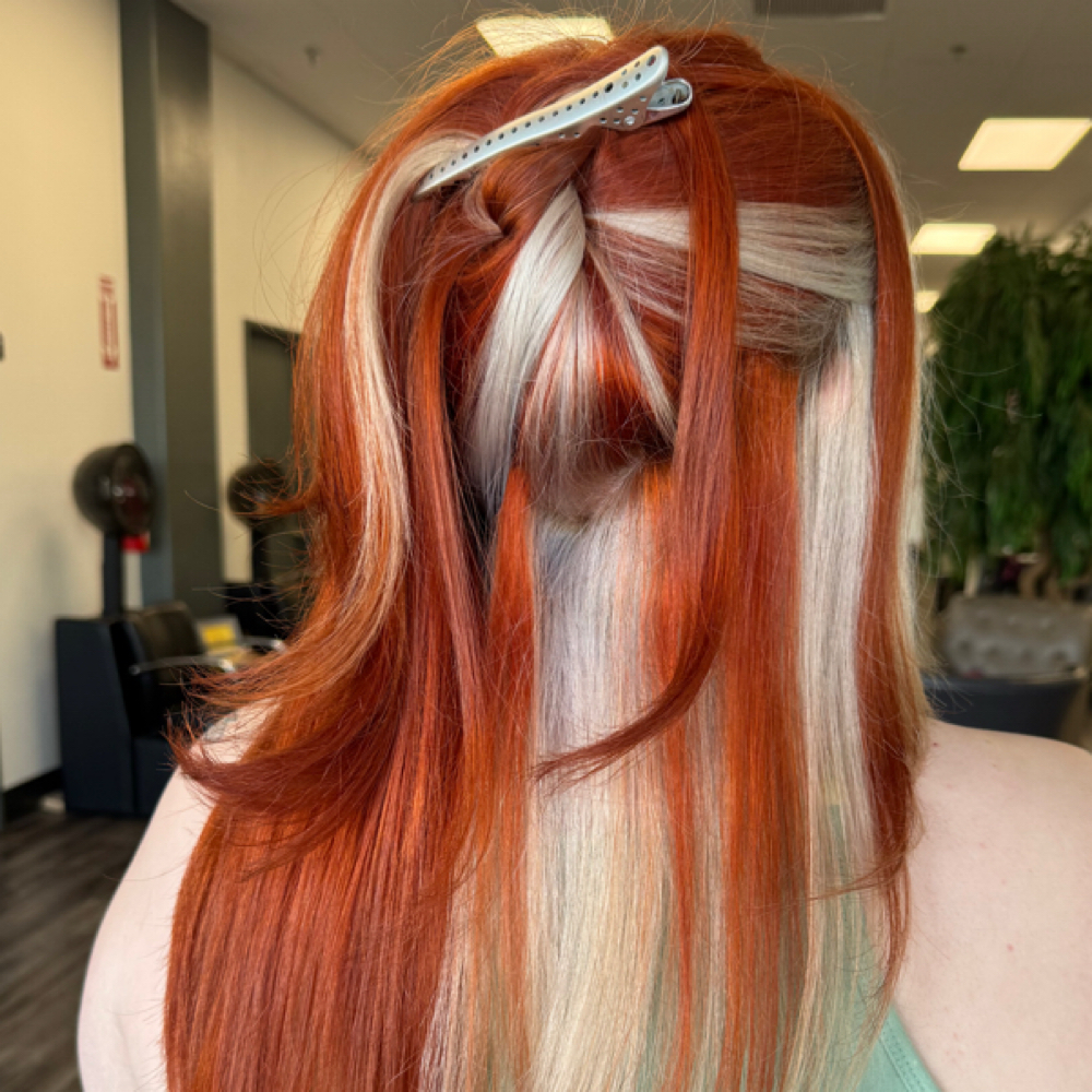 Longer Bleach Root Retoch at To Dye For You in Las Vegas, NV