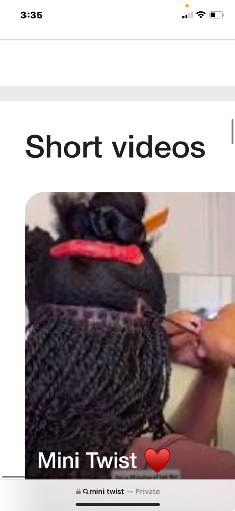 Mini twist