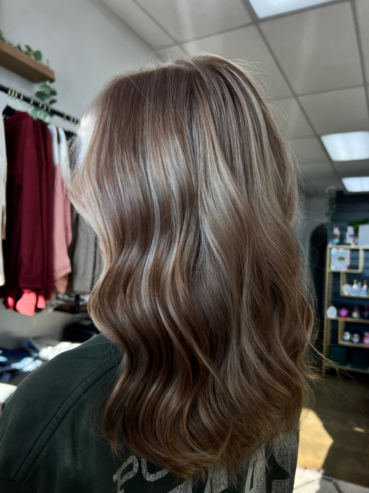 Teddy Bear Bronde at Hair By Kalli Jo in Van Alstyne, TX