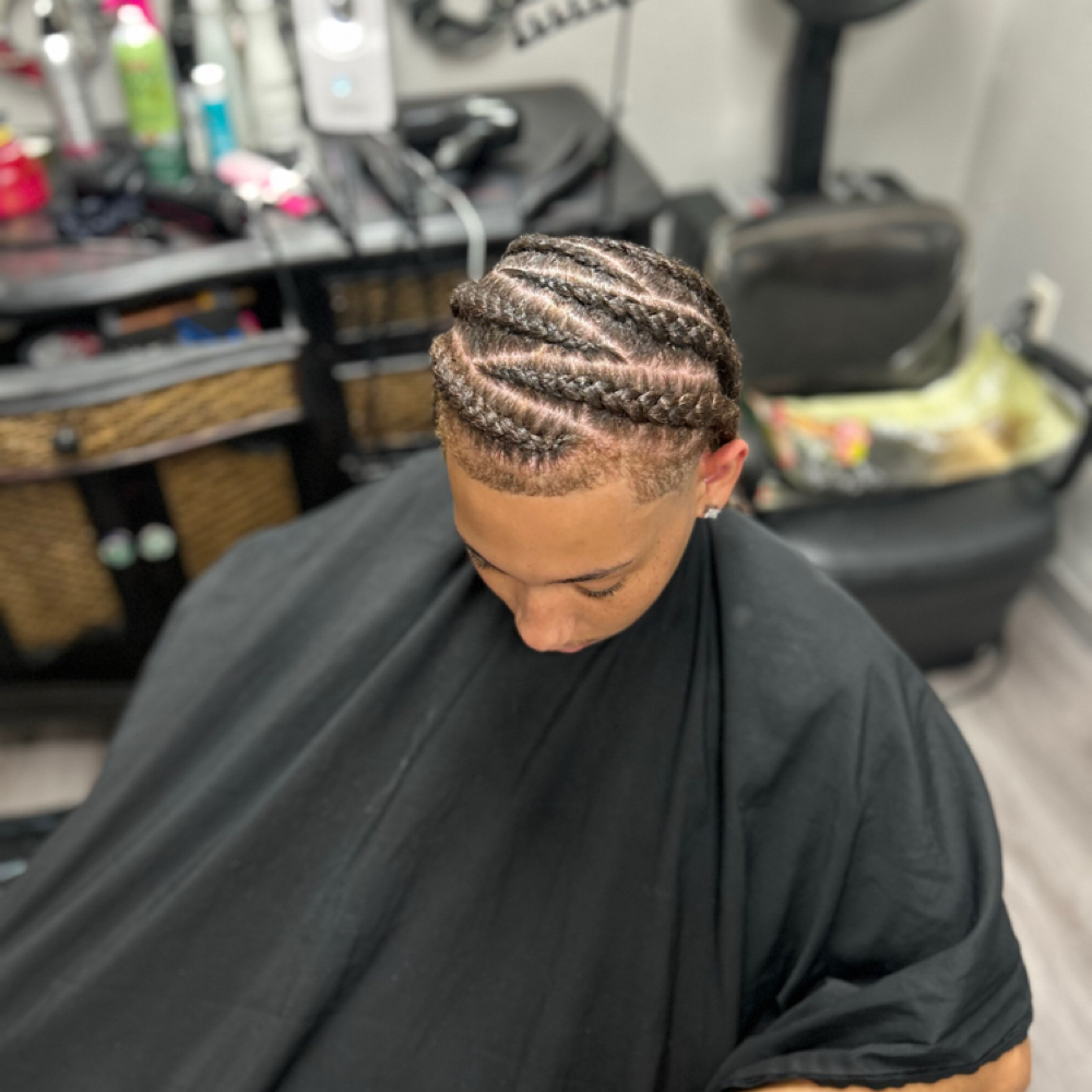Mens Braids (4-8) at Kombed by Keelea in Edmond, OK