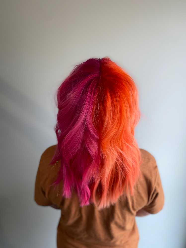 Double Process Fantasy Hair at Lakeside Beauty Shop in Fort Wayne, IN