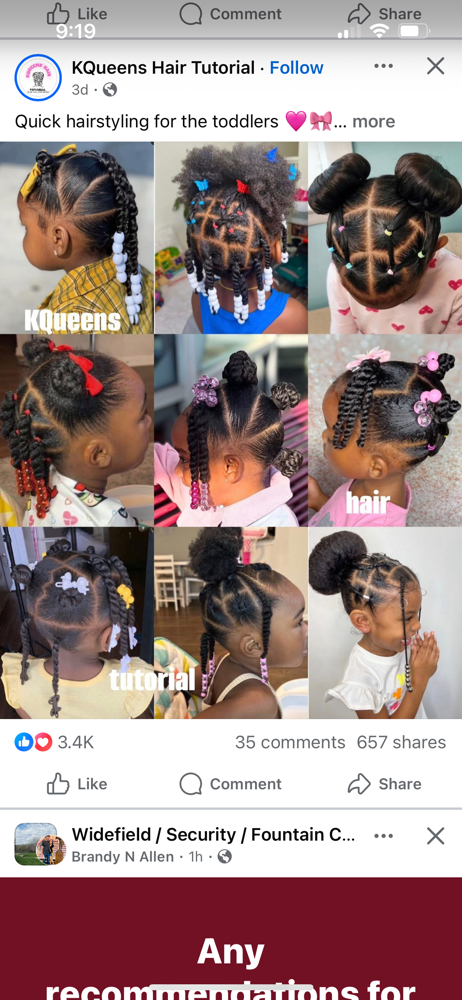 Toddler Styles at Golden Combs in Fountain, CO