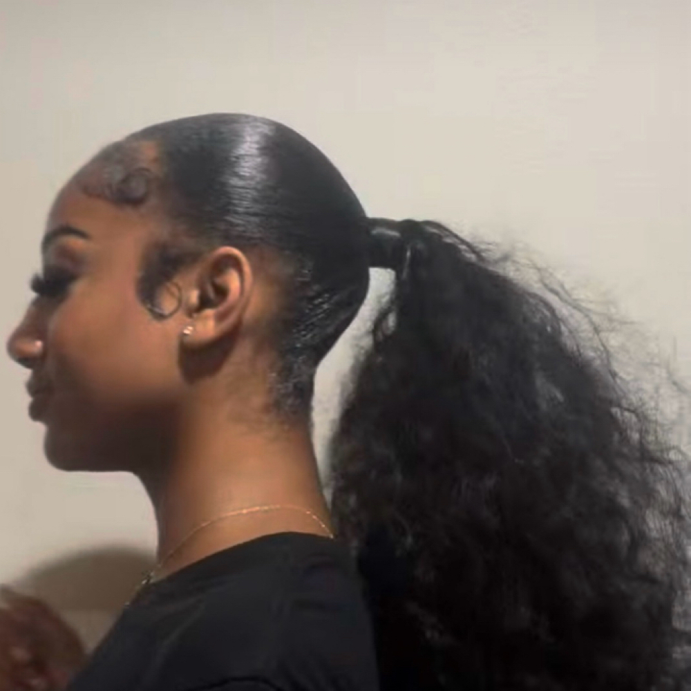 Silk Ponytail Hair Included at Dose Braids in Dallas, TX