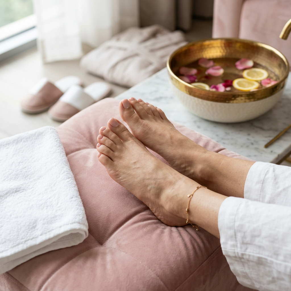 Regular Pedicure at RAINI NAILS & SPA in Lunenburg, MA