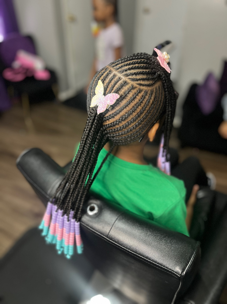 Kiddie Cornrows Small Basic