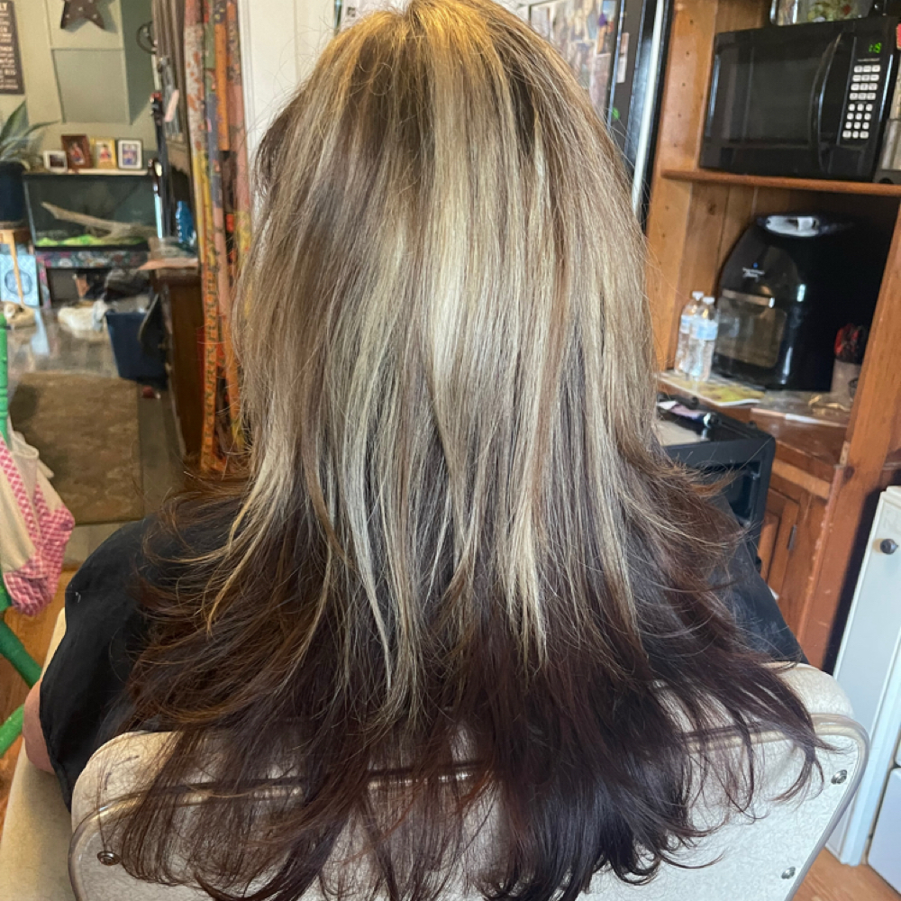 Blow out at Love and Hair in Cheney, KS