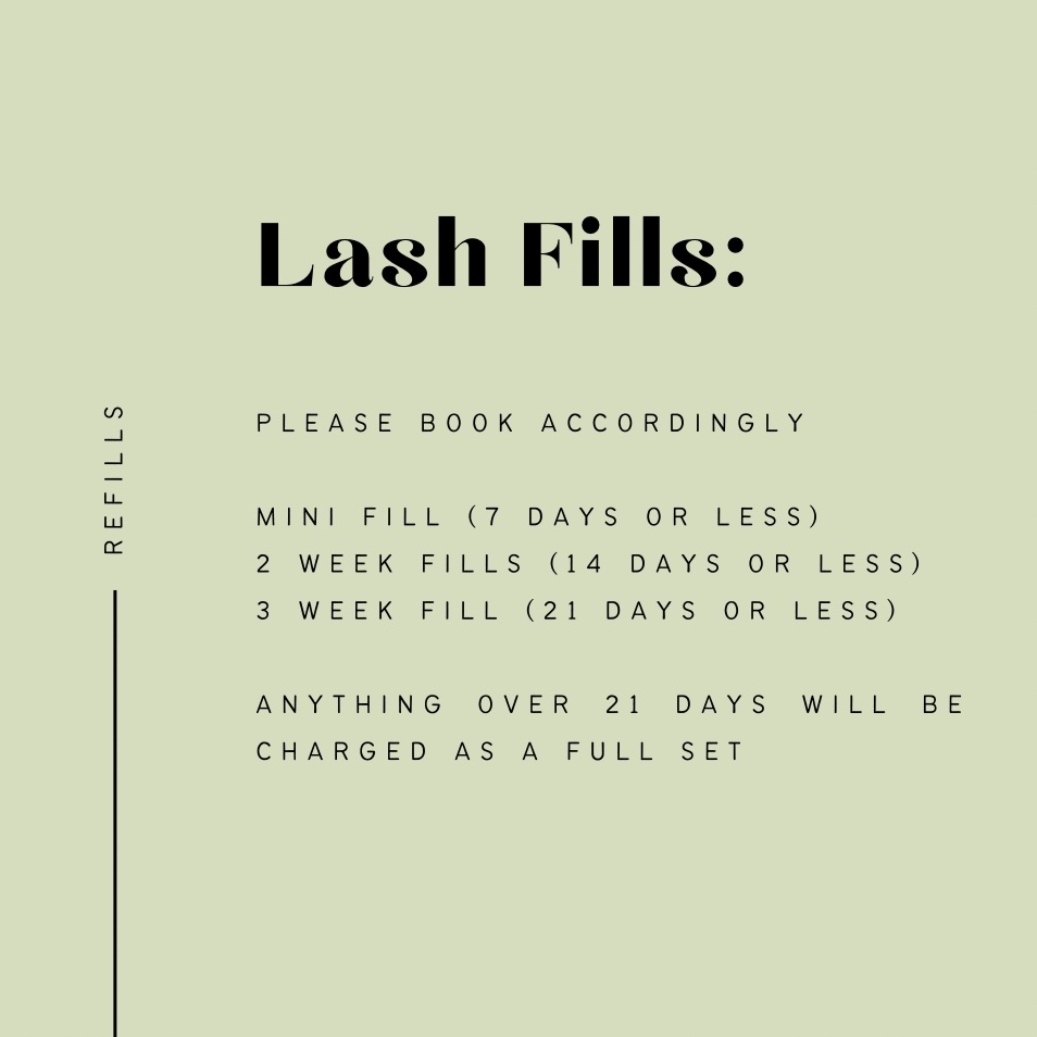 Lash Fills
