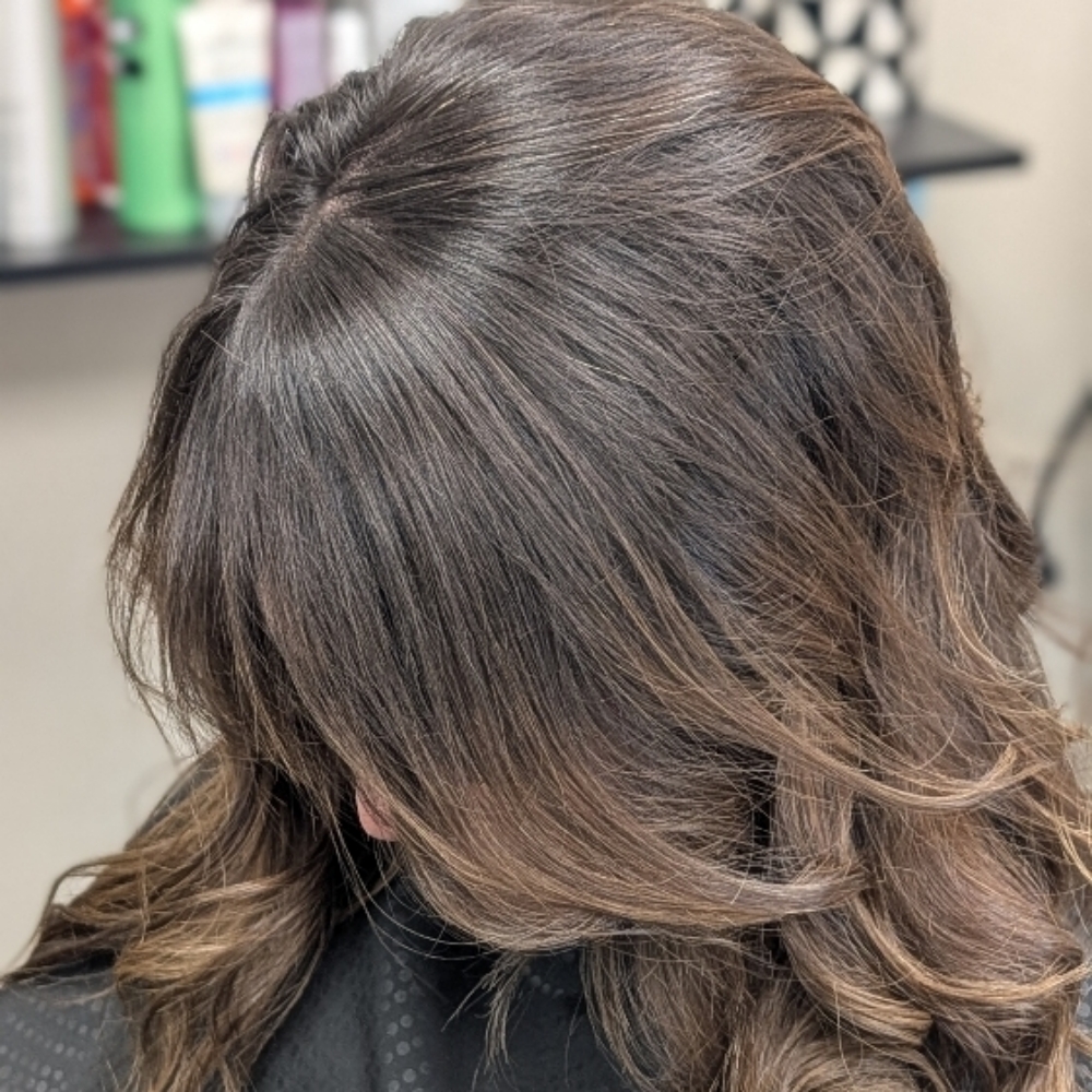 Full Root Touch-up at Blue Abstract Hair Salon in Rockwall, TX