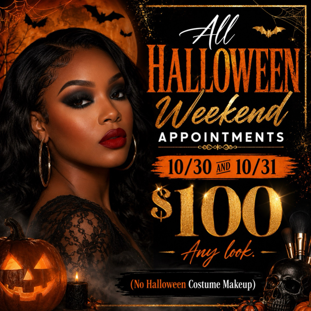 OCTOBER 30th & 31st Book Here!!! at Glitter Makeup Artistry in Milwaukee, WI