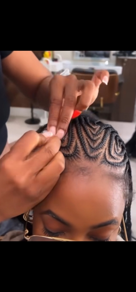 Feed-in Cornrows (Designs) at The Beauty Agenda in Rockingham, NC