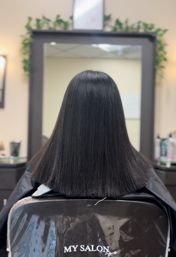 Hair Prep Blowout & Trim