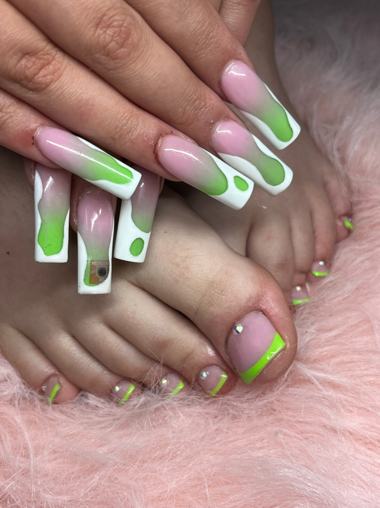 Acrylic Toe Set