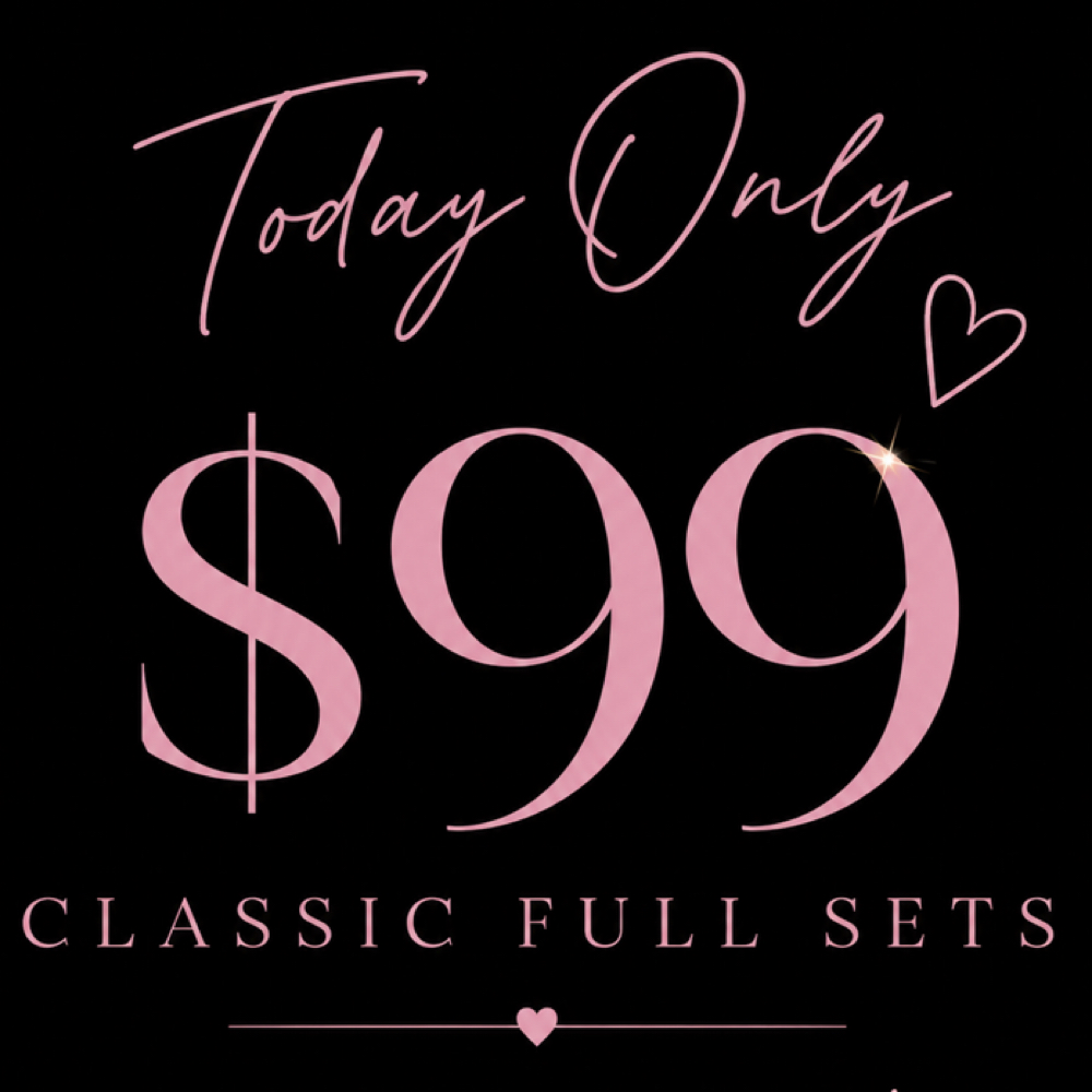 $99 Classic Full Set- TODAY ONLY 🩷 at The Blush Box Salon- West Chester, Ohio in West Chester, OH