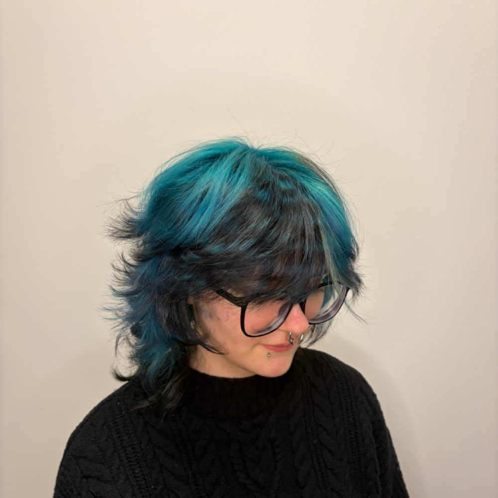 Custom Razor Cut at Lunahaus Studio in Warwick, RI