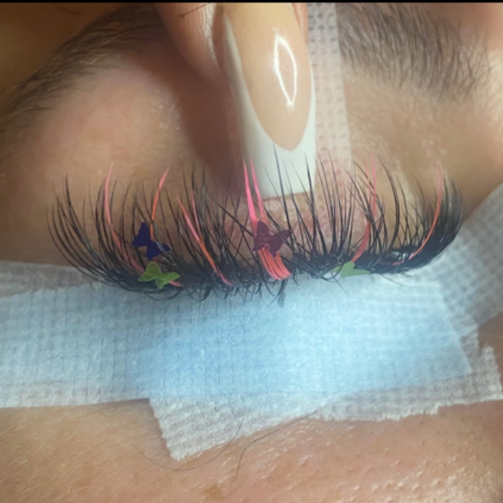 Color Or Glitter at Lash Vixin in Katy, TX