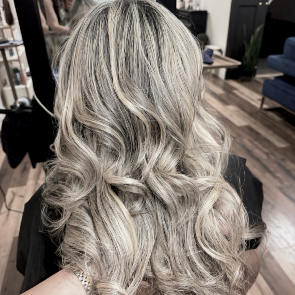 FULL FOIL BLONDING•no Toner•Blowdry at HAVEN HAIR CO. in Hamilton, NJ