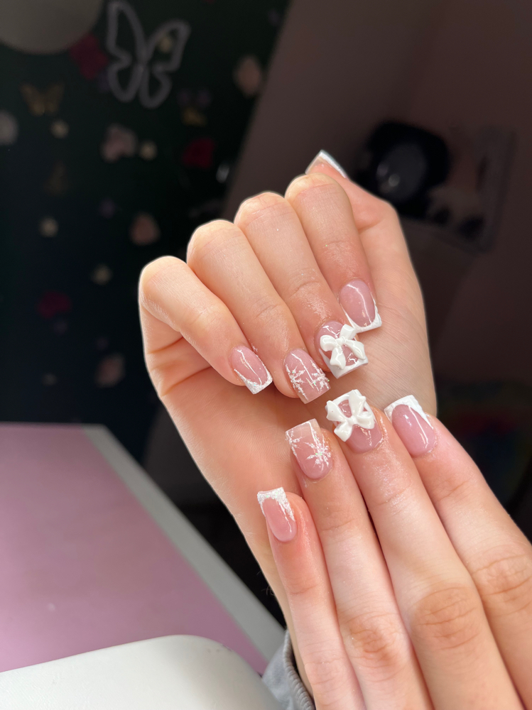 Bling French Tip/Full Bling/glitter
